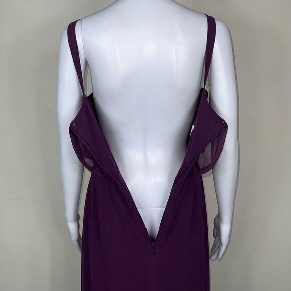 After Six Cowl Neck Evening Gown - Picture 5 of 16